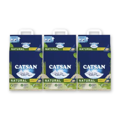 pdp-image-Catsan Natural kattenbakkorrels 3-pack