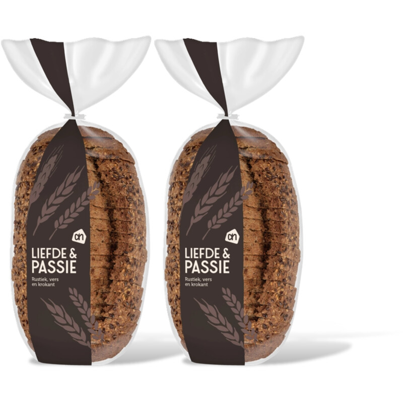 AH Liefde & Passie Spelt volkoren gesneden 2-pack