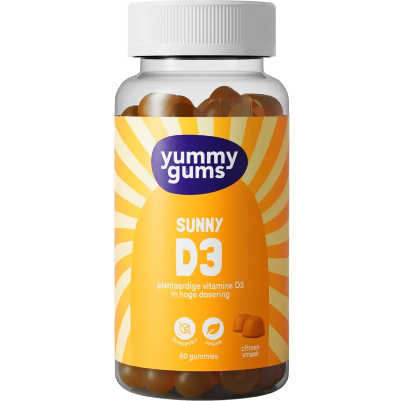 Yummygums Sunny D3 citroensmaak