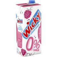 Een afbeelding van Wicky Framboos 0% suiker