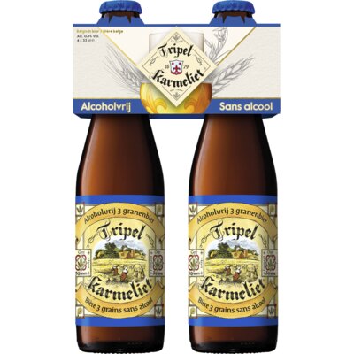 pdp-image-Tripel Karmeliet Alcoholvrij 3 granenbier 4-pack