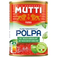 Mutti Polpa fijne tomatenpulp met basilicum