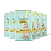 Pampers Premium protection luiers maat 1 6-pack