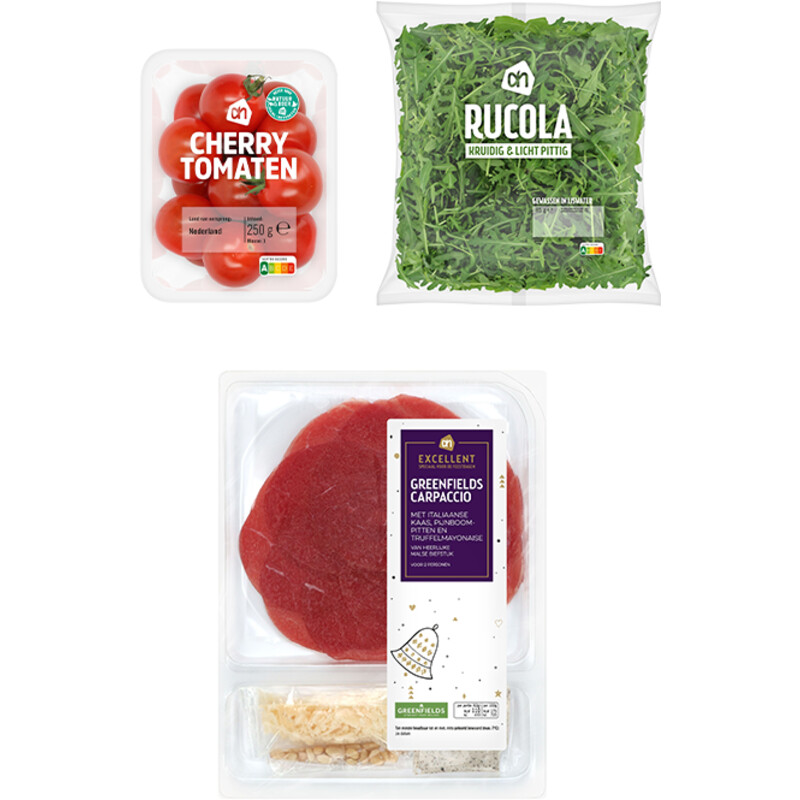 Een afbeelding van AH Carpaccio pakket