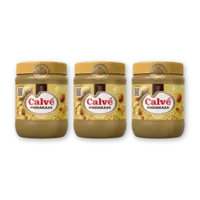 Calvé Pindakaas stukjes pinda 3-pack