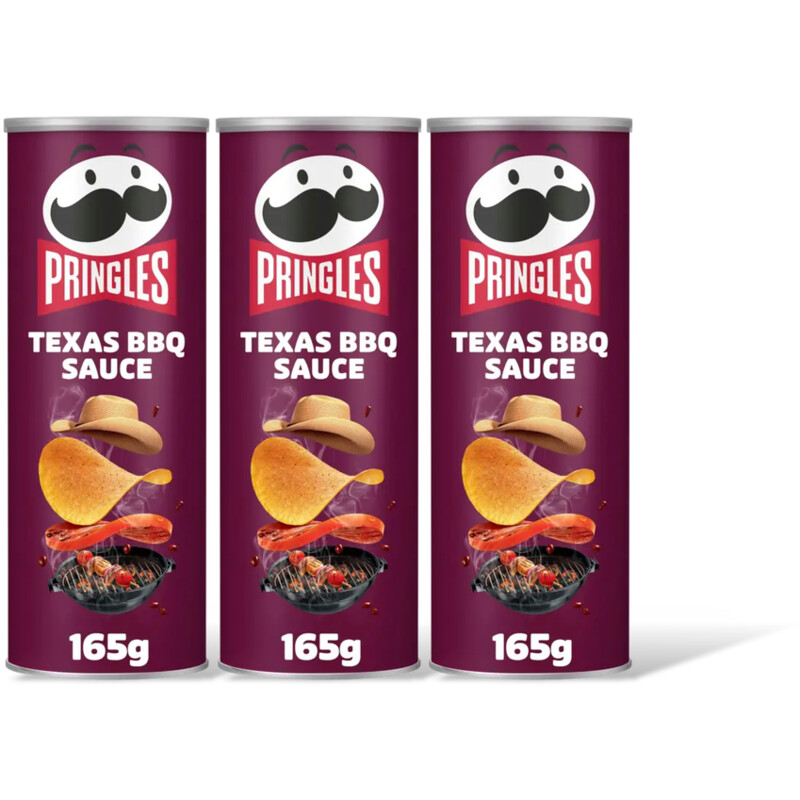 Pringles Texas BBQ 3-pack