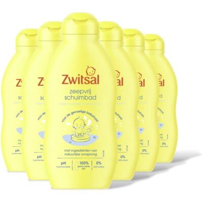 pdp-image-Zwitsal Baby zeepvrij schuimbad 6-pack