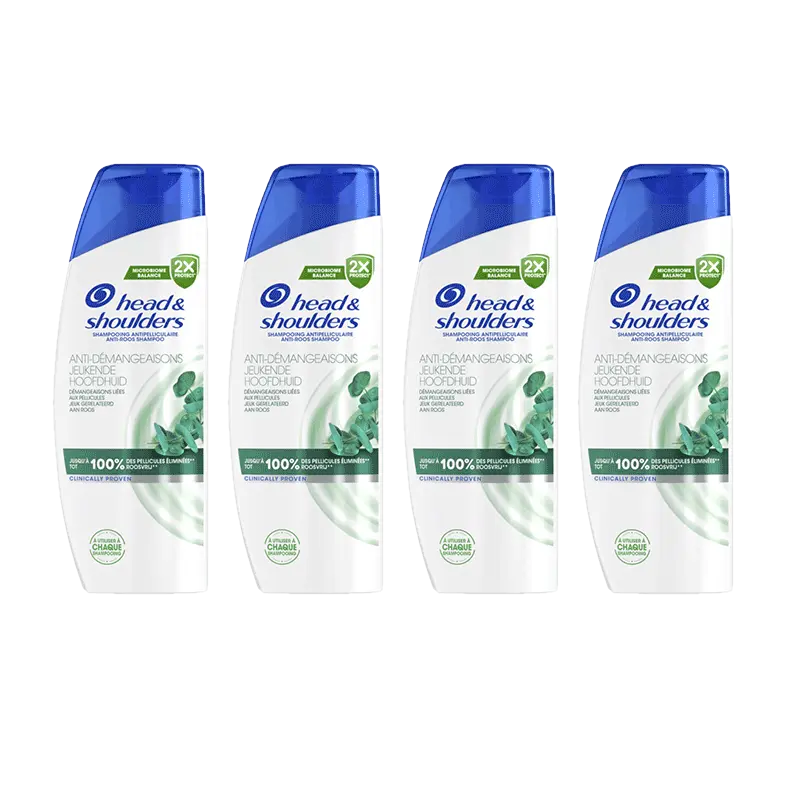 Head & Shoulders Jeukende hoofdhuid shampoo 4-pack