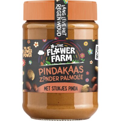 pdp-image-Flower Farm Pindakaas zonder palmolie met stukjes