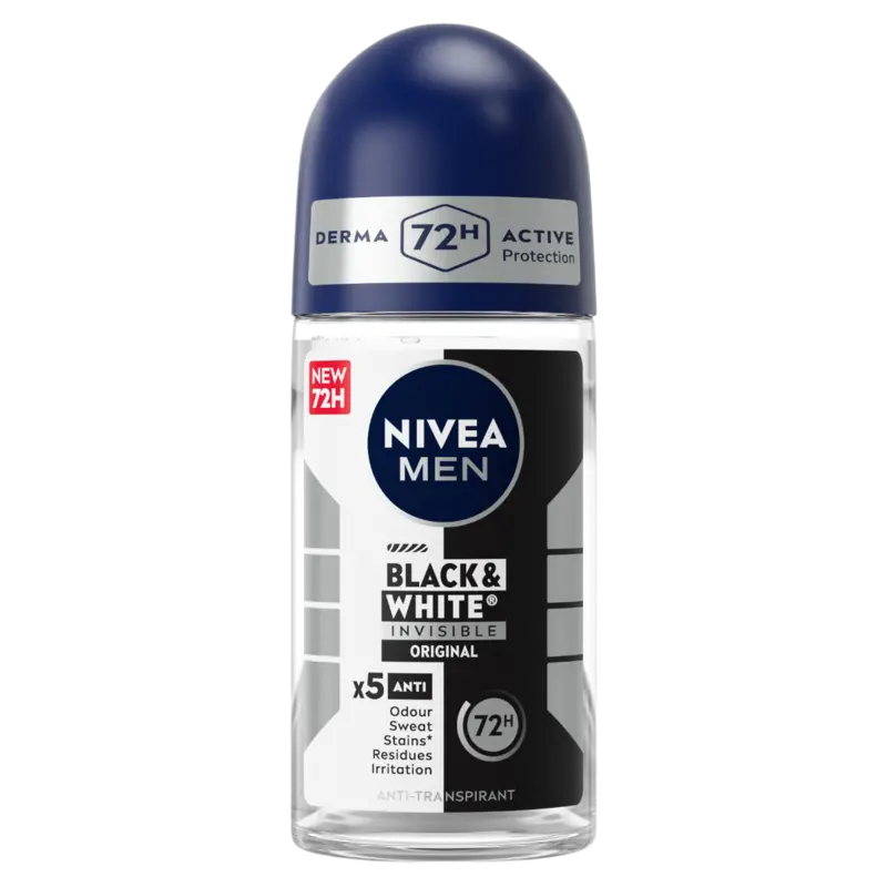 NIVEA Men black & white deodorant roller