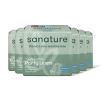 Sanature 100% katoenen normal inlegkruisjes 6-pck