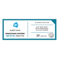 AH Paracetamol/coffeïne 500/50mg tabletten