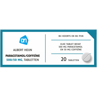 pdp-image-AH Paracetamol/coffeïne 500/50mg tabletten