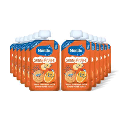pdp-image-Nestlé Sunny fruits knijpfruit banaan 12m+ 12pk