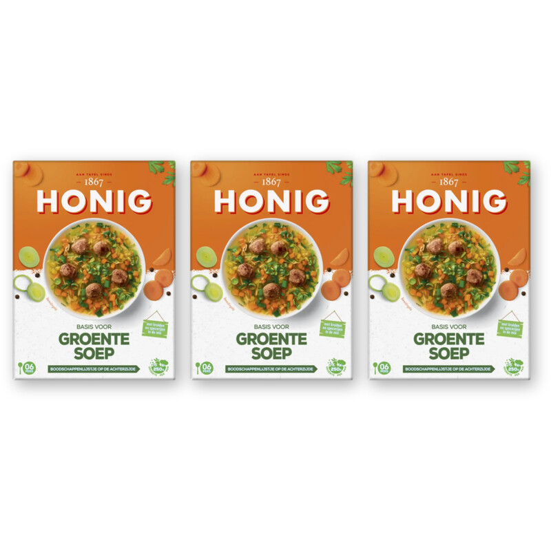 Honig Basis voor groentesoep 3-pack