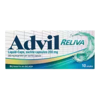 Advil Reliva 200mg ibuprofen zachte capsule