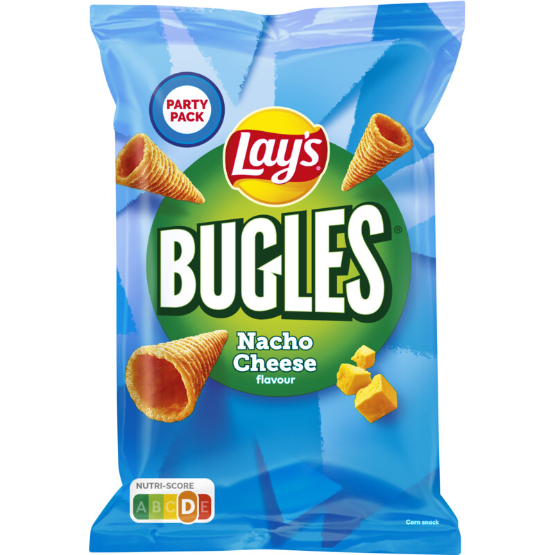 Een afbeelding van Lay's Bugles nacho cheese