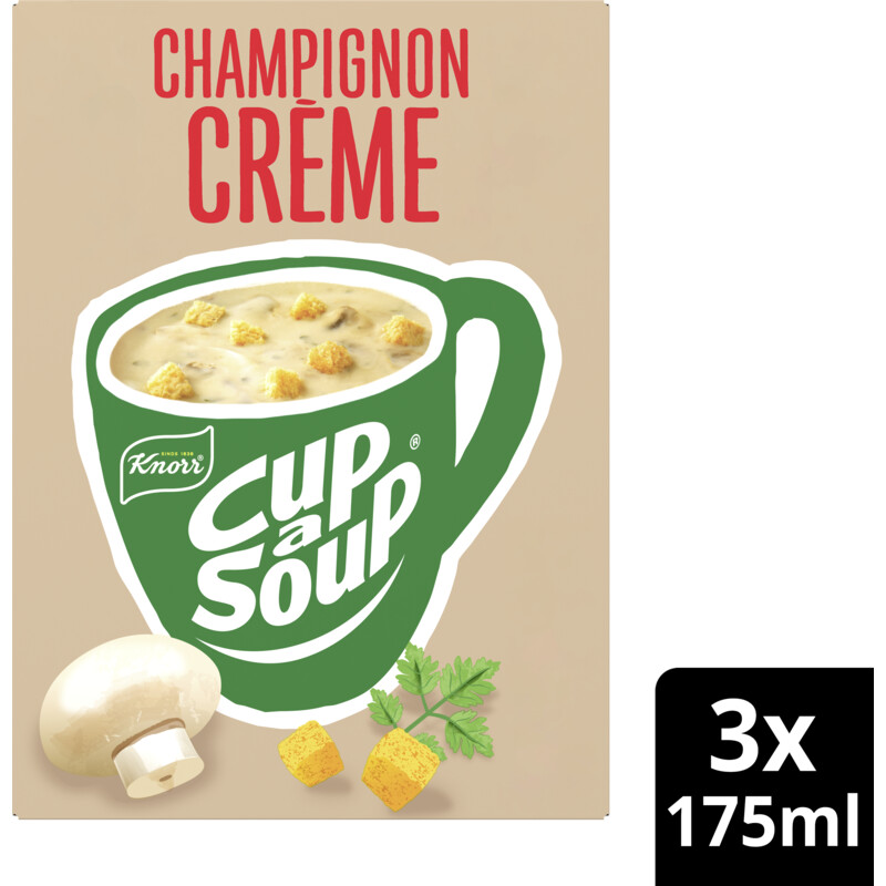 Een afbeelding van Knorr Cup-a-soup champignon crème