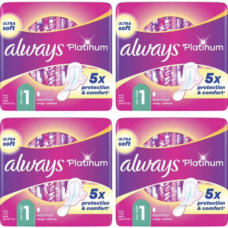 Always Maandverband Platinum 4-pack