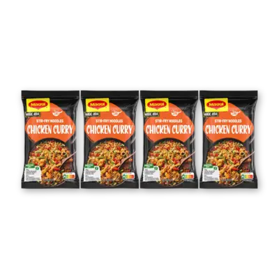 pdp-image-Maggi Stir-fry noodles chicken curry 4-pack
