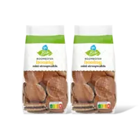 AH Biologisch Roomboter honing mini stroopwafels 2-pck
