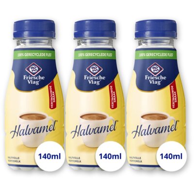 pdp-image-Friesche Vlag Halvamel 3-pack140ml