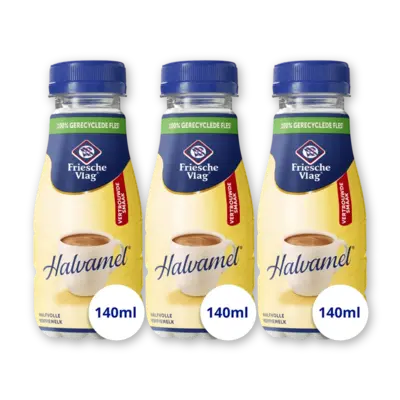 pdp-image-Friesche Vlag Halvamel 3-pack140ml