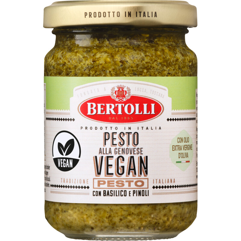 Een afbeelding van Bertolli Pesto alla Genovese vegan