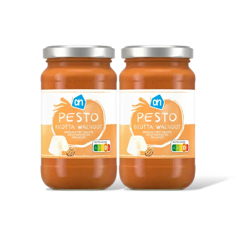 Pesto ricotta walnoot 2-pack