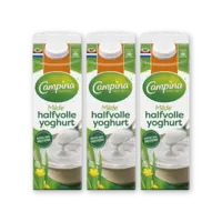Campina Halfvolle yoghurt 3-pack