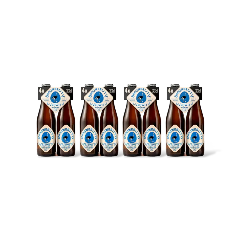 Brouwerij 't IJ Brouwerij 't IJ Vrijwit 0.5% 16-pack