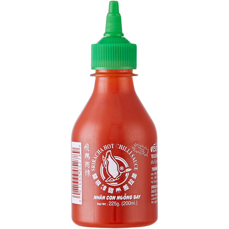 Een afbeelding van Flying Goose Sriracha hot chili sauce