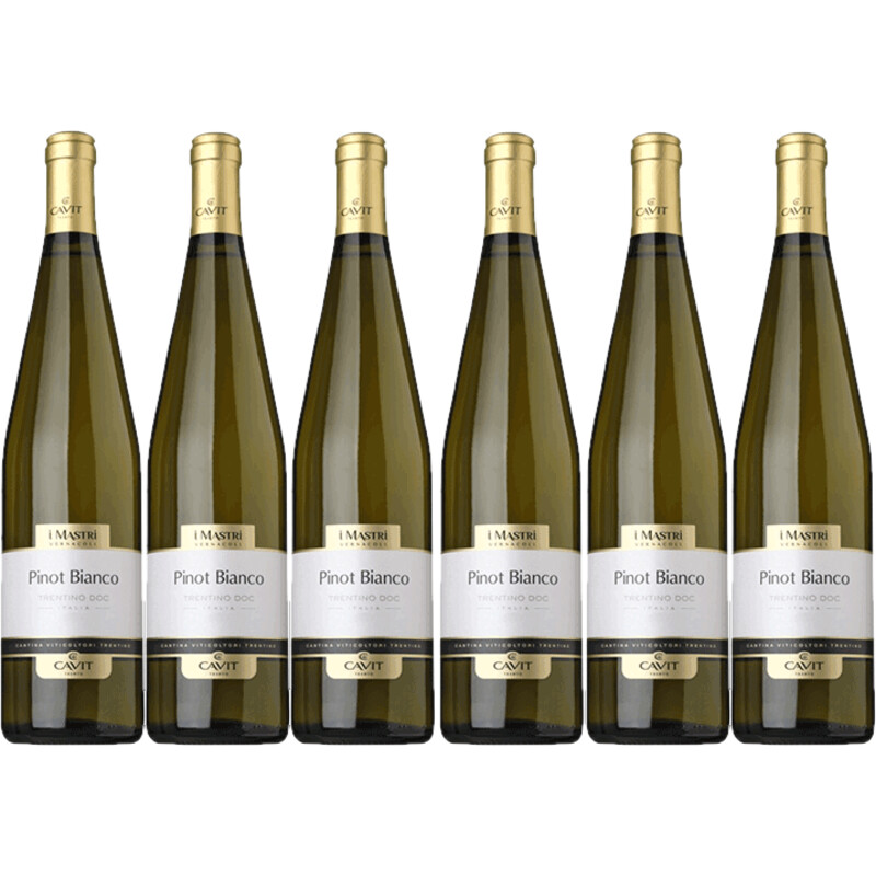 Een afbeelding van Mastri Vernacoli Pinot bianco 6 stuks