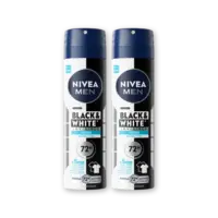 NIVEA Men black & white fresh deo spray 2-pack