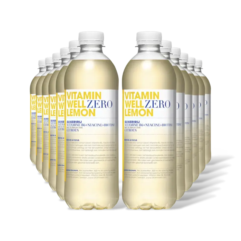 Vitamin Well Zero lemon 12-pack