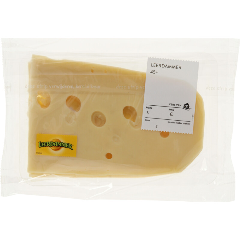 Een afbeelding van Leerdammer Gatenkaas 45+ plakken