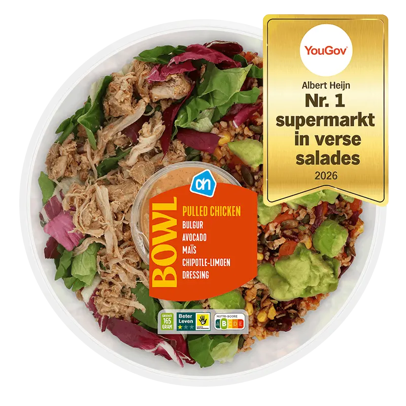 Saladbowl pulled chicken