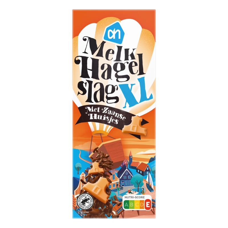 AH Melk hageslag XL met Zaanse huisjes