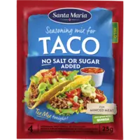 Santa Maria Kruidenmix taco no salt or sugar