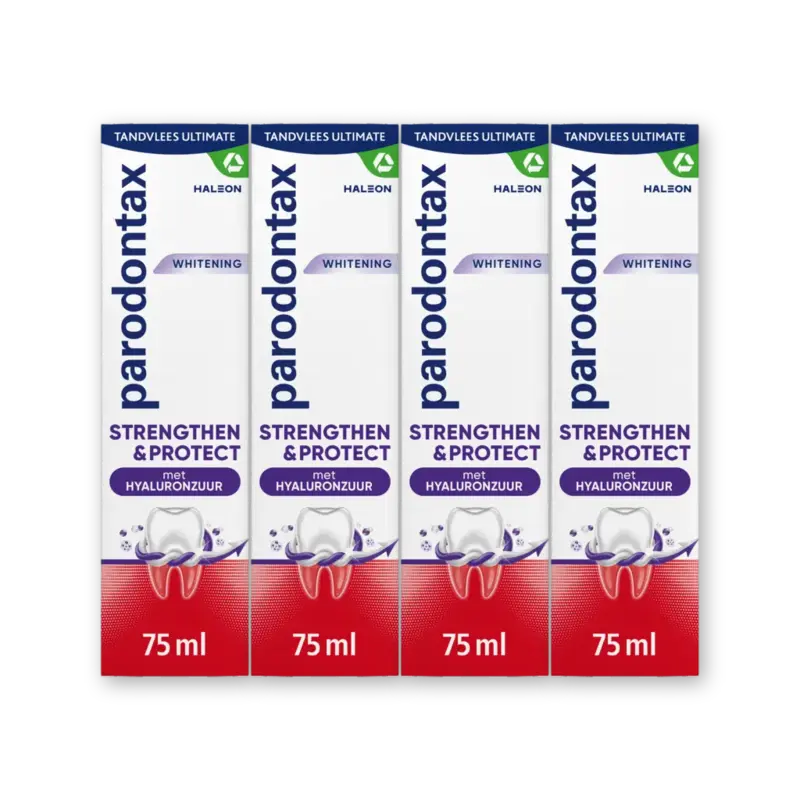 Parodontax Strengthen & protect whitening 4-pack