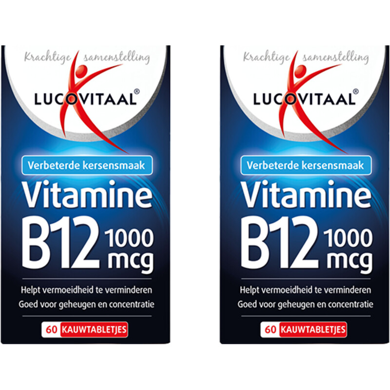 Een afbeelding van Lucovitaal Vitamine B12 1000mcg 2-pack