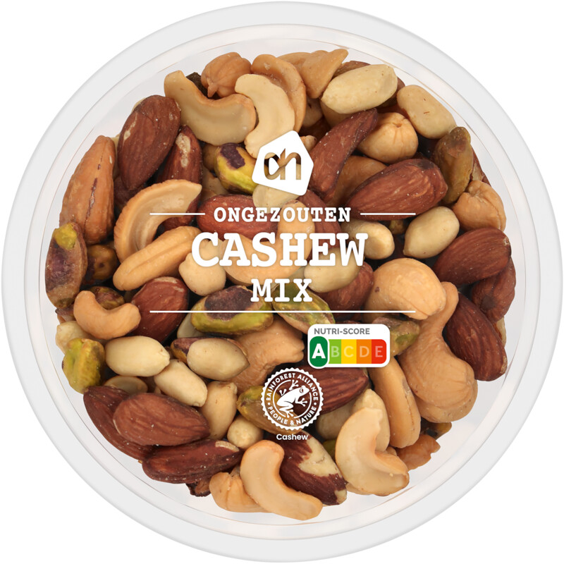 Een afbeelding van AH Ongezouten cashewmix
