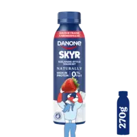 Danone Skyr drink aardbei high protein 0% vet