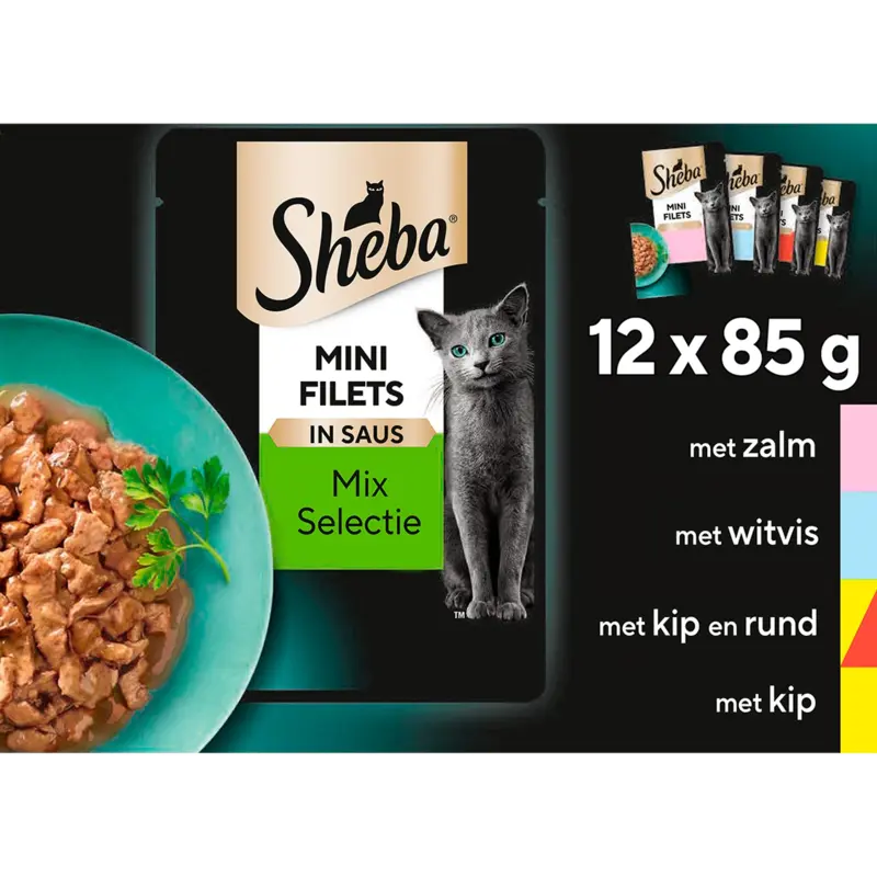 Sheba Mini filet in saus