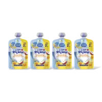 Nestlé Little Rockets Knijpfruit banaan 2+ 4-pk