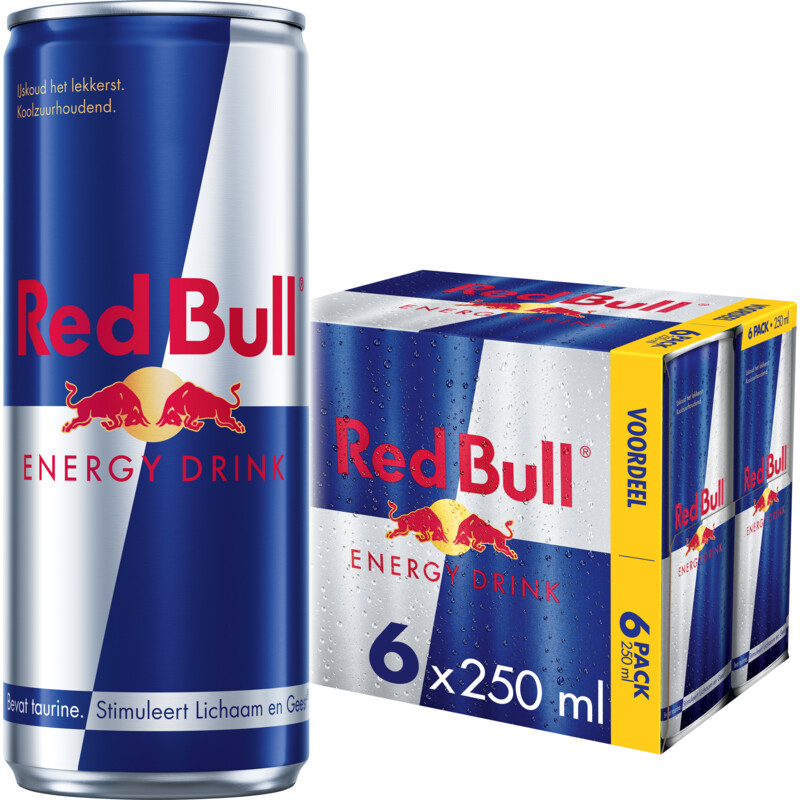 Red Bull Energy drink 6-pack voordeelverpakking