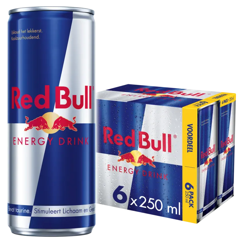 Energy drink 6-pack voordeelverpakking