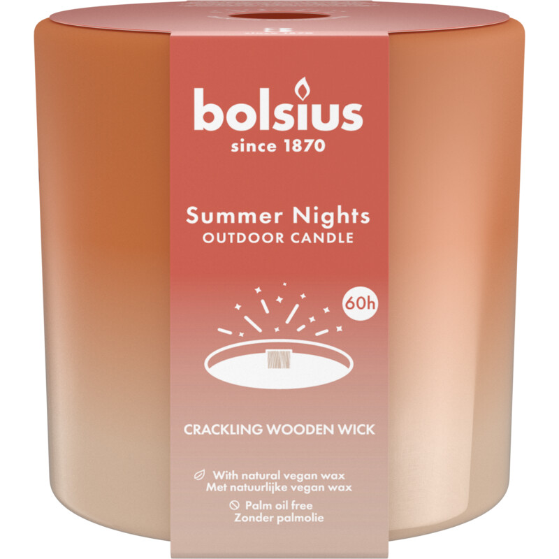 Een afbeelding van Bolsius Buitenkaars terra 60 uur