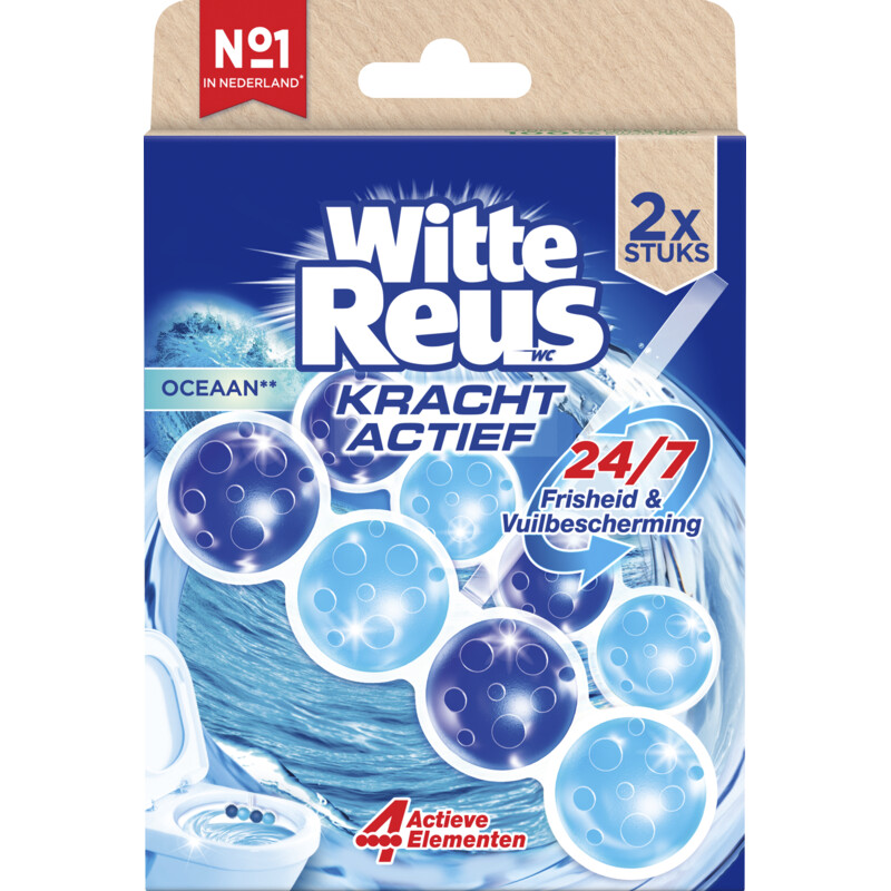 Een afbeelding van Witte Reus Toiletblok kracht actief oceaan