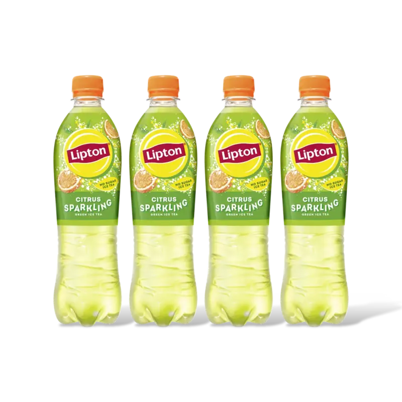 Lipton Ice tea green citrus sparkling ns 4-pack